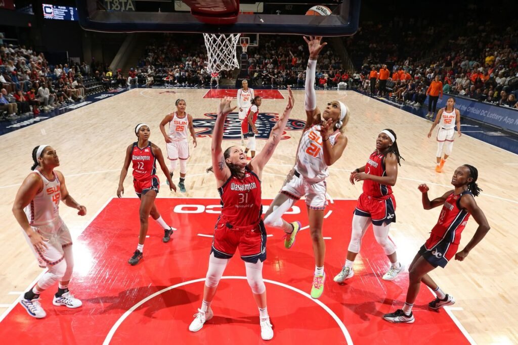 Washington Mystics vs Connecticut Sun Match Player Stats